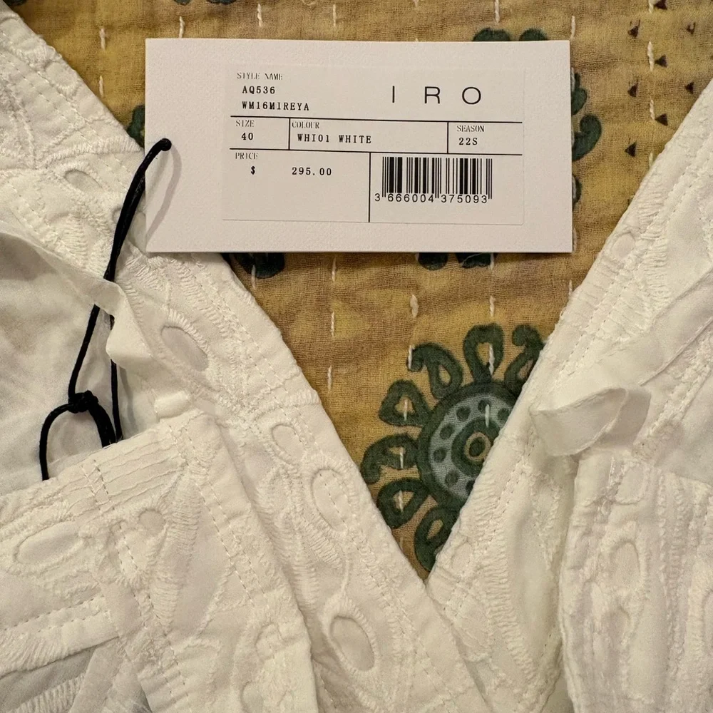 IRO White Eyelet Camisole Top - Picture 3 of 9